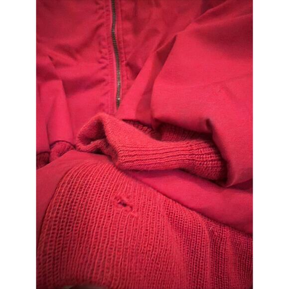 Vintage Red Kap Quilt Lined Work Jacket Workwear Mechanic Size Large Red USA - Picture 2 of 5